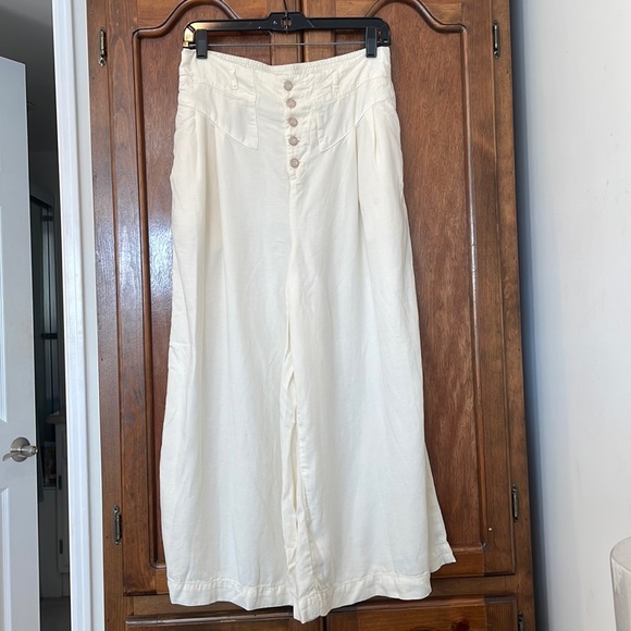 Anthropologie Oceanside Cropped wideleg pants - Picture 6 of 11